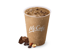 Choc Hazelnut Iced Latte